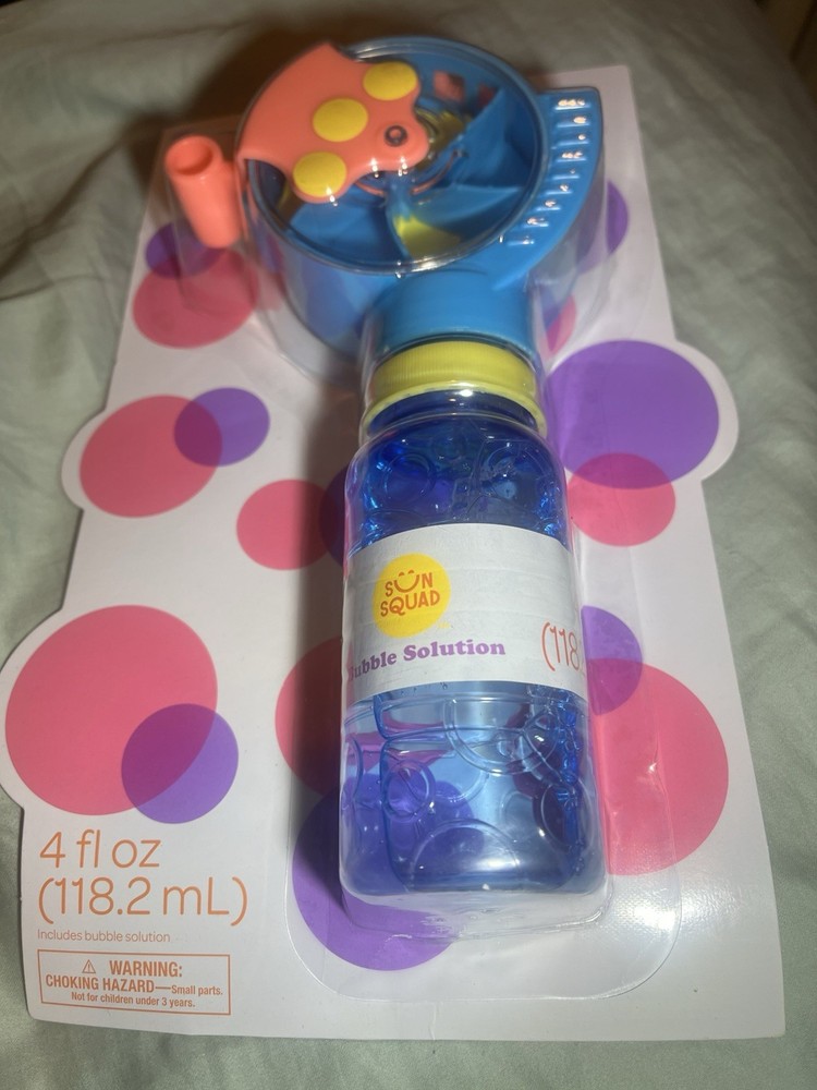 Sun Squad Bubble Blaster. goody bags/stocking stuffer
