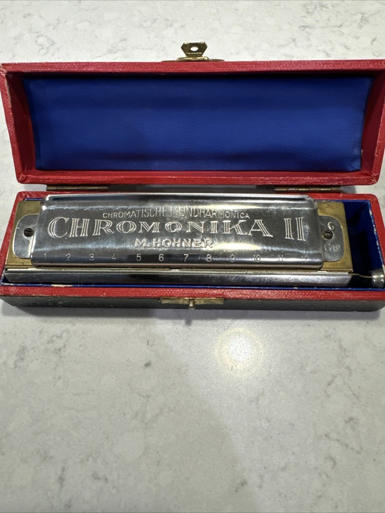 Chromonika II Harmonica C Key M. Hohner Original Box