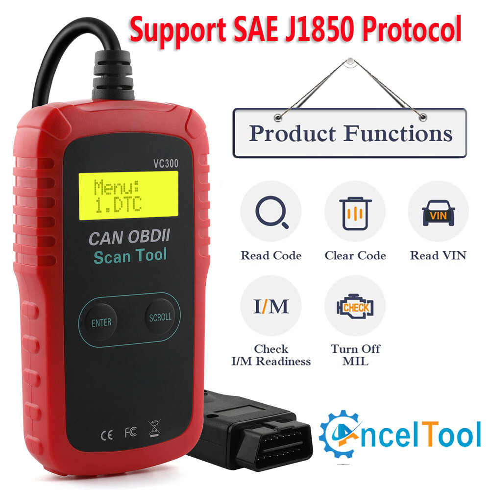 ANCEL VC300 CAN OBD2 Scanner OBD Code Reader Car Check Engine Diagnostic Tool