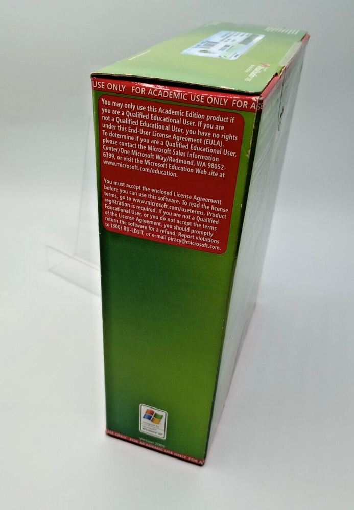 NEW Retail Microsoft Visual Studio 2005 Standard Edition ACADEMIC 5 Discs w/ Key