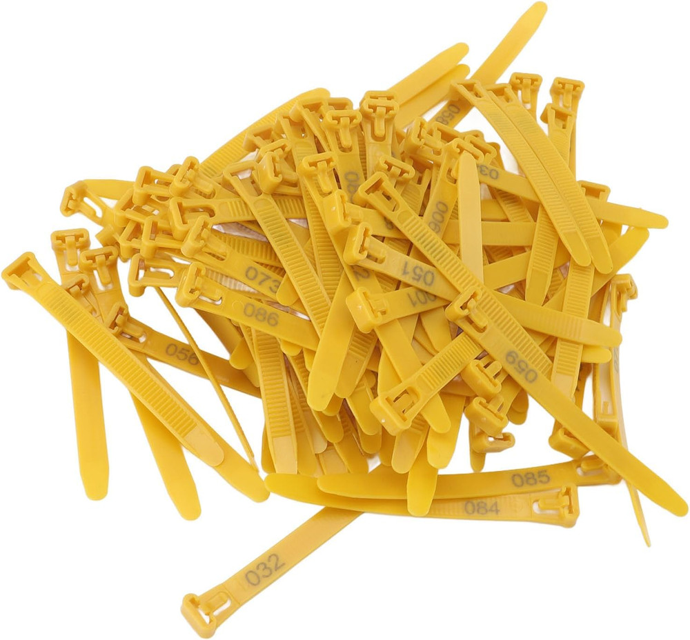 100pcs Chicken Leg Bands Rubber Chicken Identification Leg Bands Adjustable D...