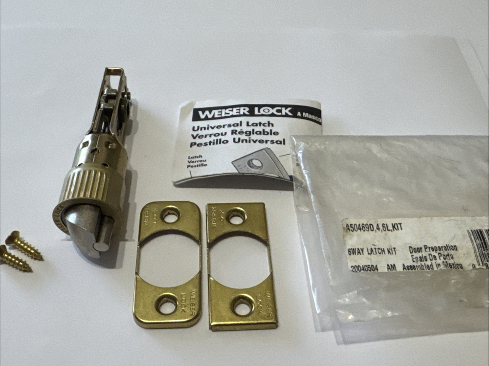 Weiser Lock Universal 6 Way Spring Latch Kit A50469D 4 6L Kit