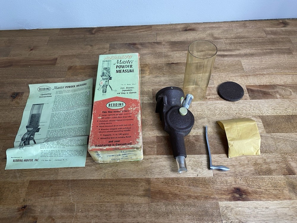 Vintage Redding Master Powder Measure Reloading