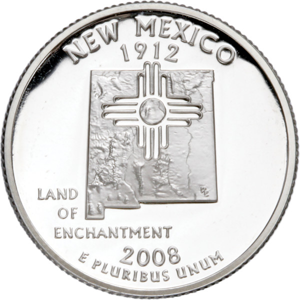 2008 S NEW MEXICO PROOF   STATE QUARTER