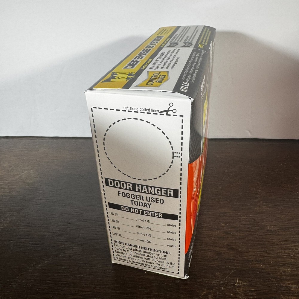 RAID MAX CONCENTRATED DEEP REACH FOGGER Kills Roaches & Fleas 3-Pack