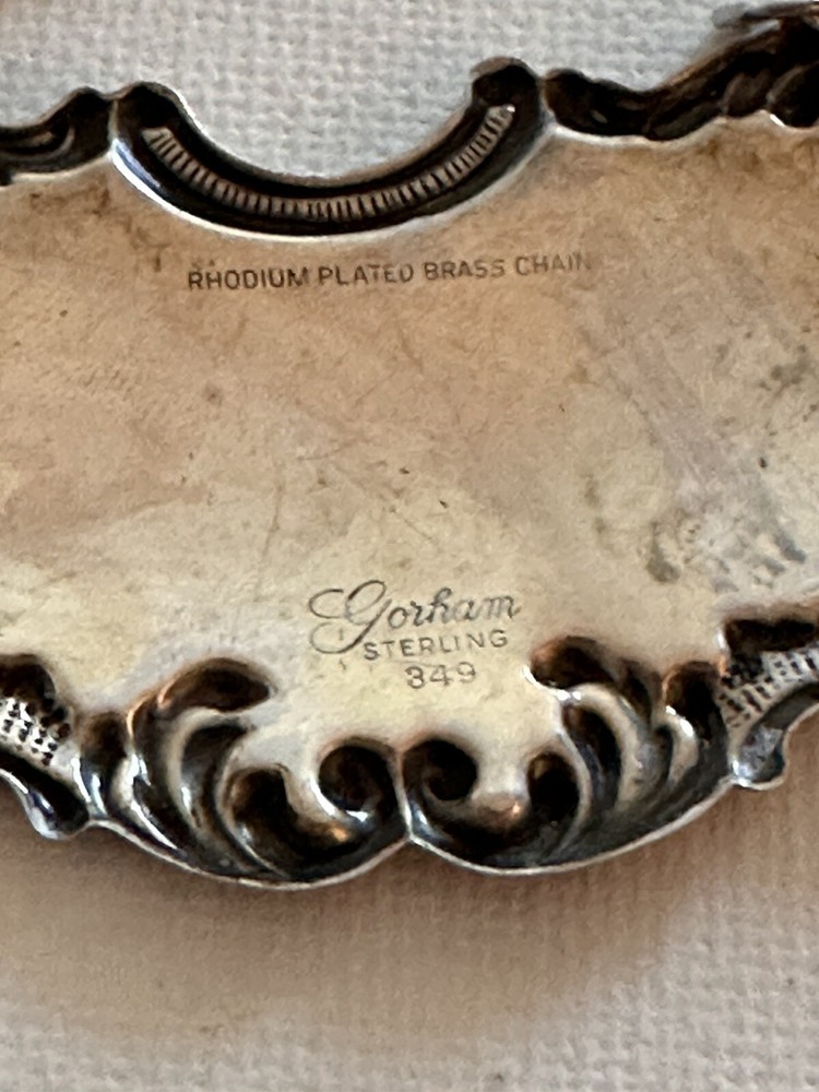 Scotch Sterling Silver Decanter Label