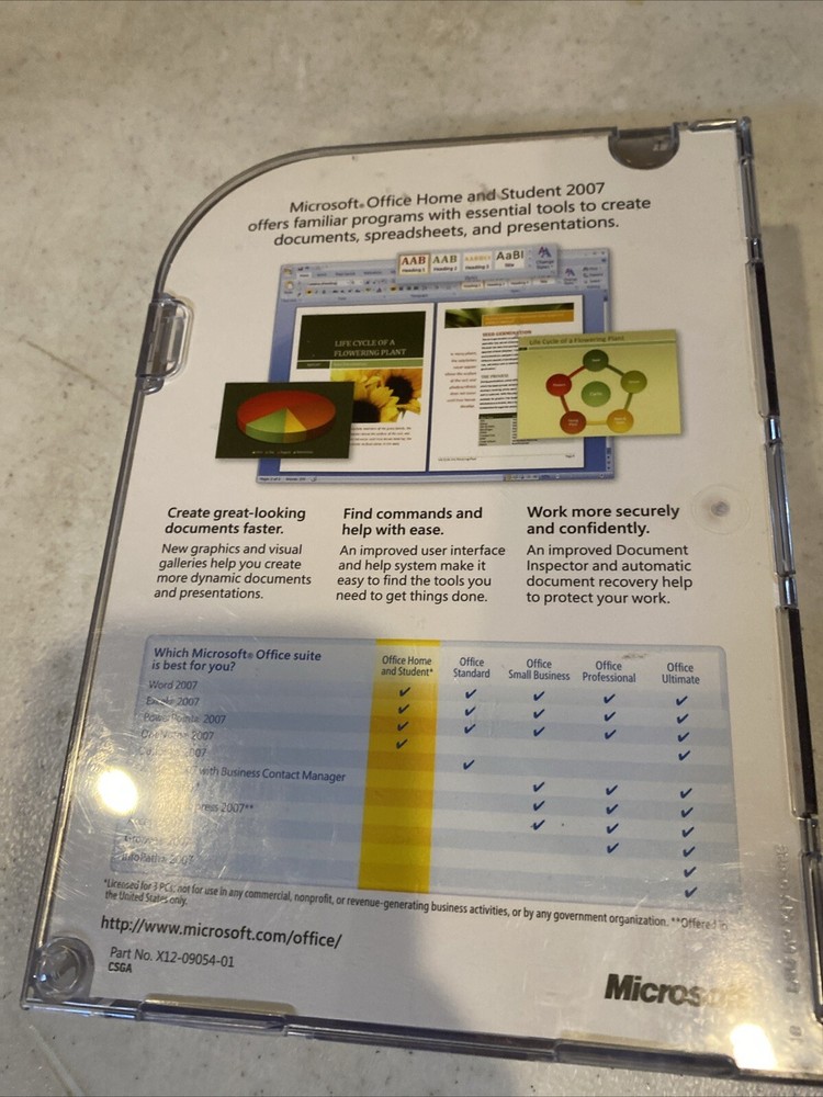 Microsoft Office Home & Student 2007 w/Product Key