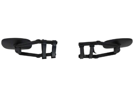 K-Source Universal Towing Mirrors - Clip On - Flat Mirror - Qty 2