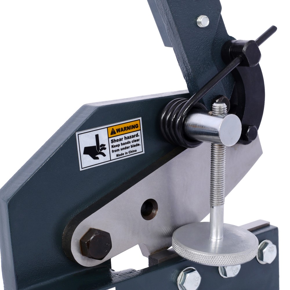5" Industrial Sheet Metal Shear - Solid, High Precision Manual