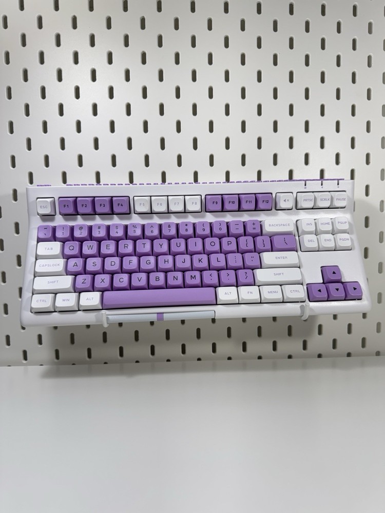 EPOMAKER BRICK 87 Mechanical Keyboard Wired Purple White