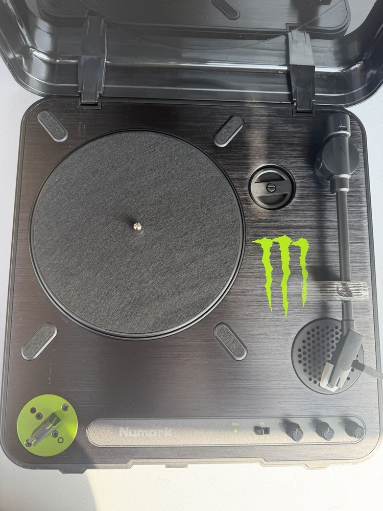 Numark PT01 Scratch Portable DJ Turntable With Built in Scratch-Switch Tested