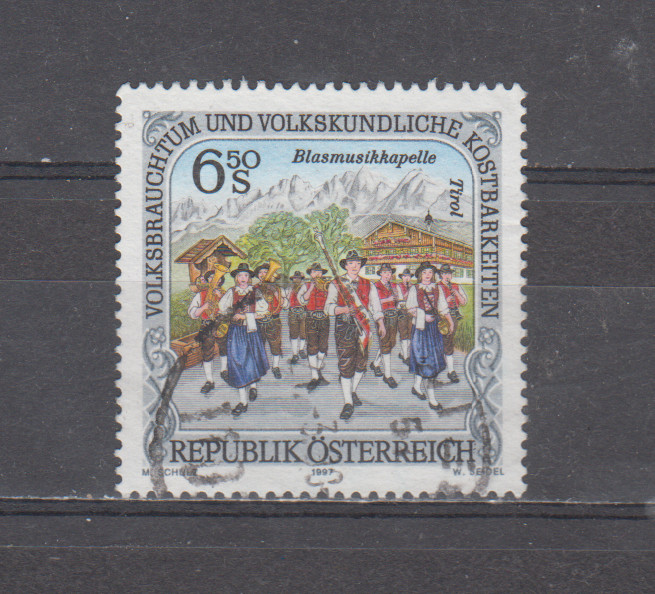 AUSTRIA :  1997 - USED  - SCOTT # 1730  FOLKLORE