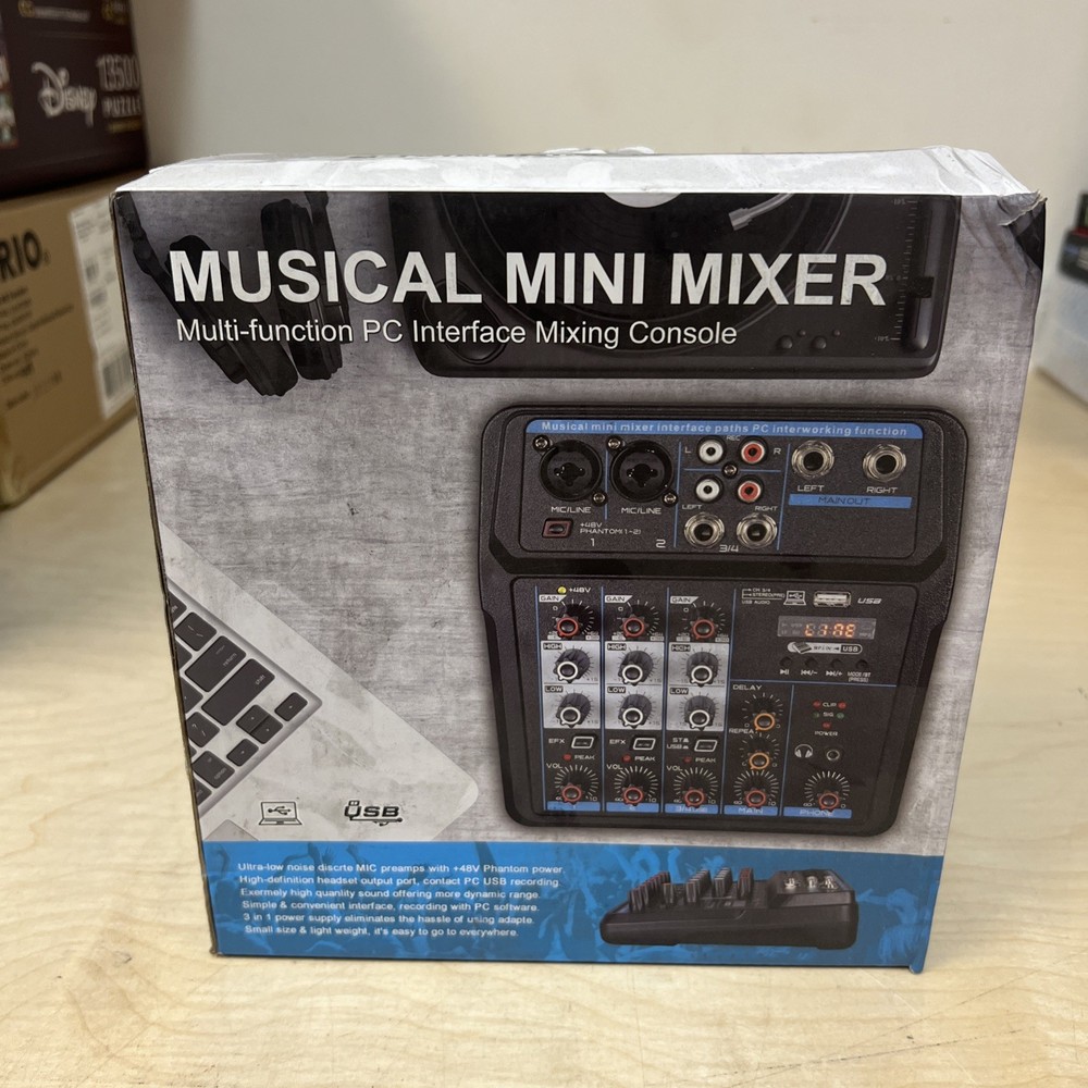 Musical Mini Mixer Multi-function PC Interface Mixing Console