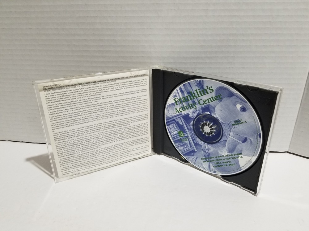 Franklin's Activity Center (PC / CD Rom) Ages 4-9 RARE HTF