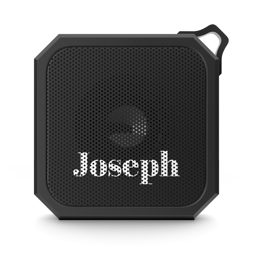 Outdoor Bluetooth Speaker, Personalizeable Portable Music Player, Wireless