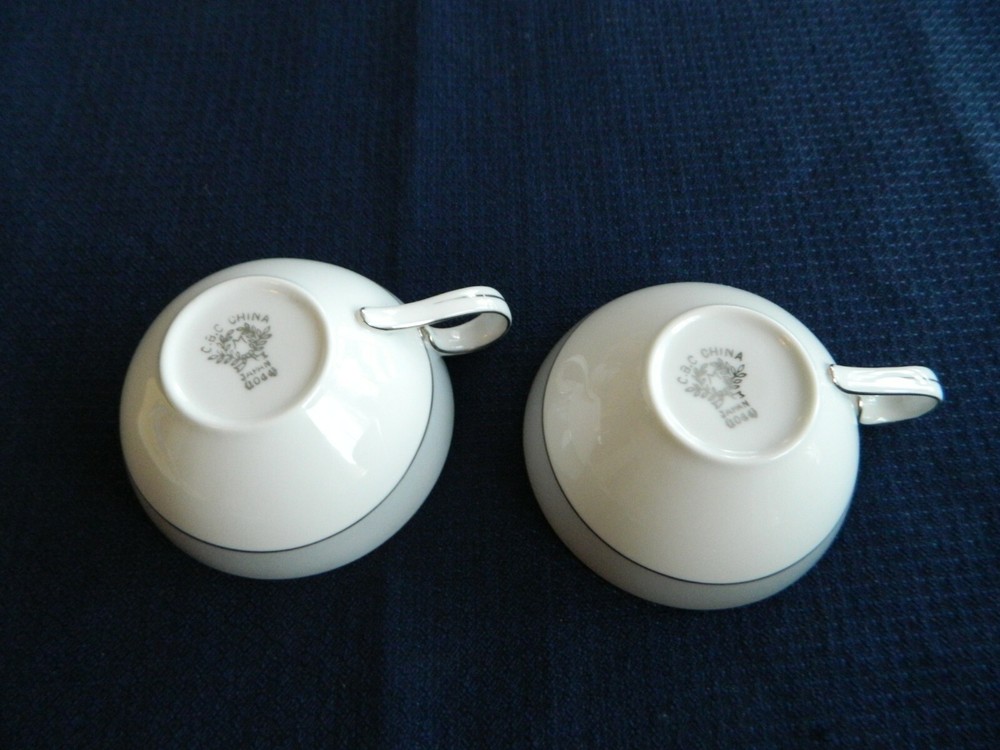 C. B. C. Japan Rose #1044 (2) Teacups 12-3
