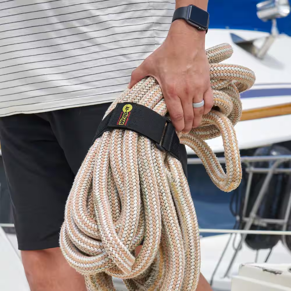 Super-Stretch Storage Strap Elastic All-Purpose Hook And Loop Cinch Strap In