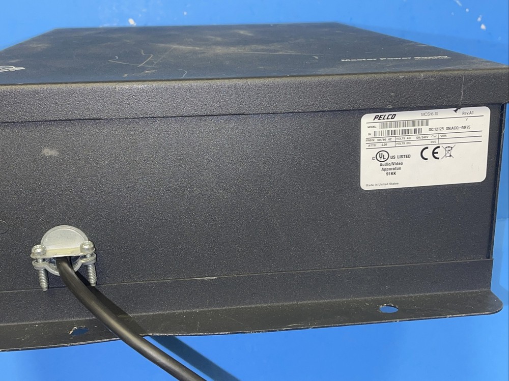 PELCO MASTER POWER SUPPLY MCS16-10