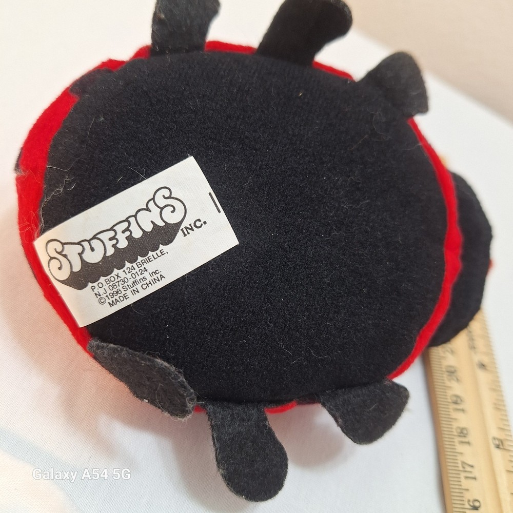 Ladybug Hand Puppet Plush Creations 1993 And Small Plush Ladybug Stuffins 1998