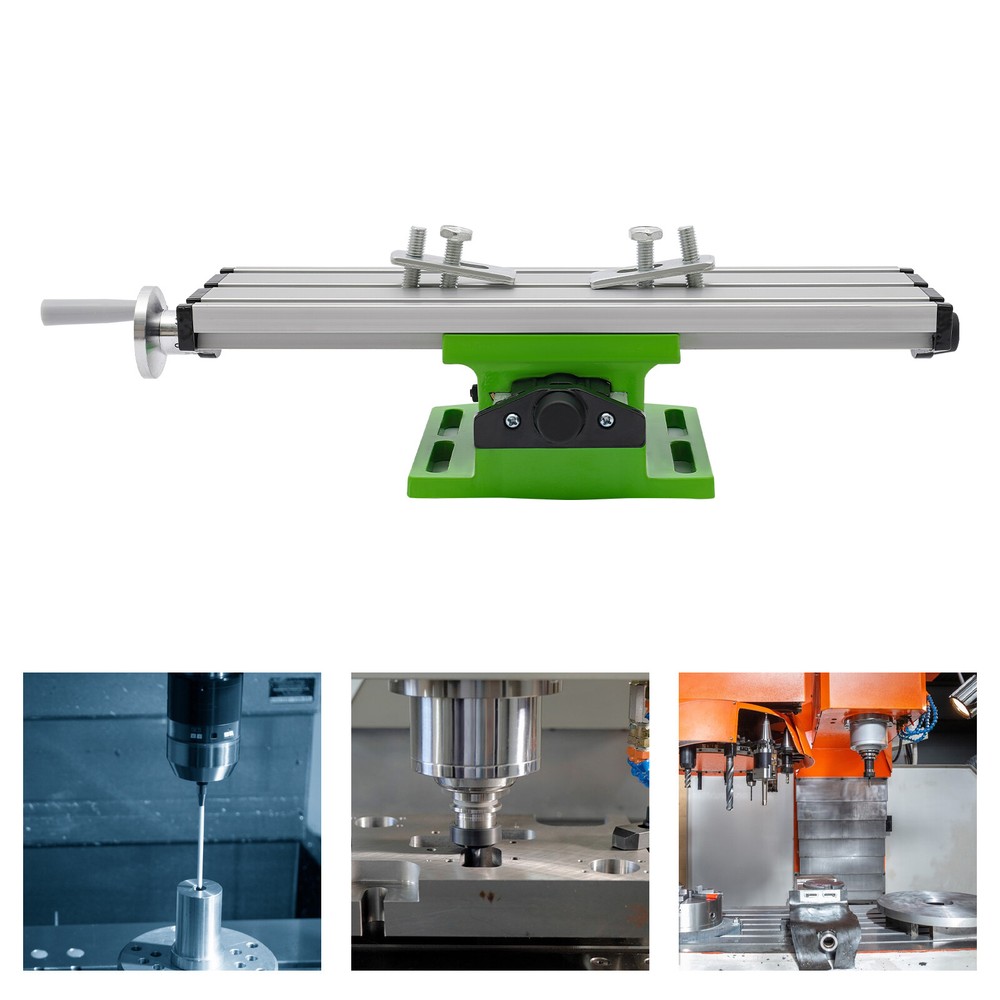 Cross Slide Drill Press Worktable with Adjustable Dovetail Design