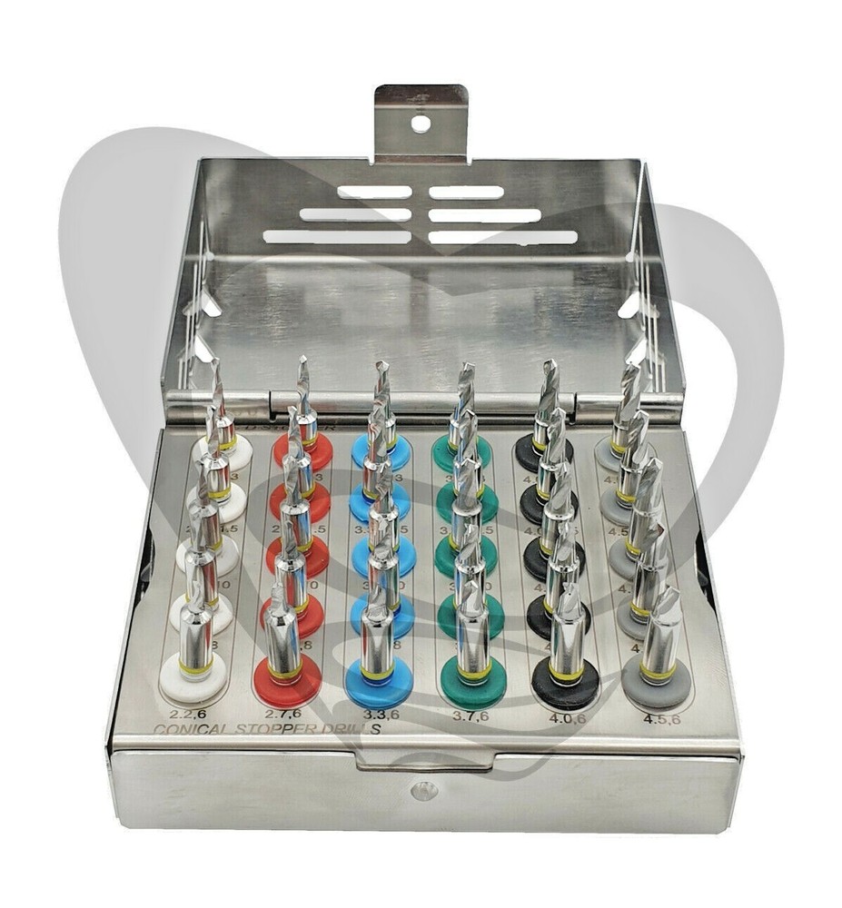 30 PCs Dental Implant Conical Stopper Kit, accurate depth control