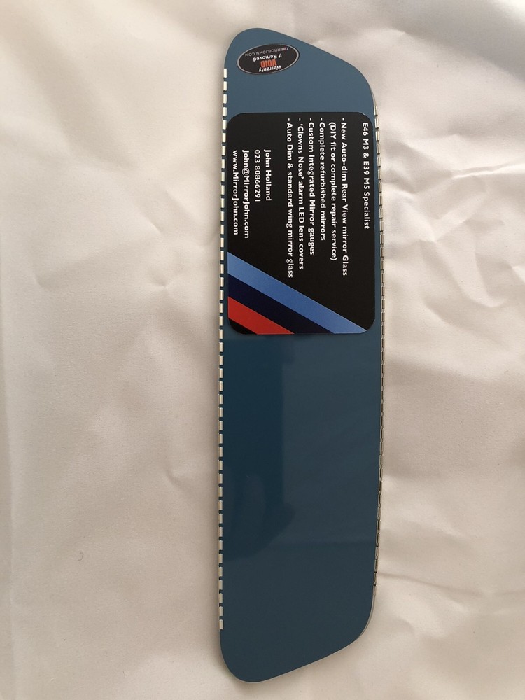 Auto Dim Auto-Dimming Rearview mirror Replacement Glass unit BMW SOS Rectangular