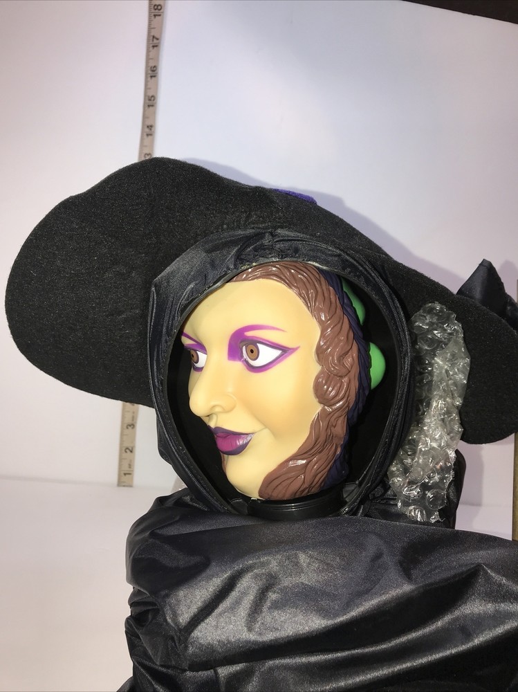 Wicked Witch Taking Changes Faces Motion Activated Halloween