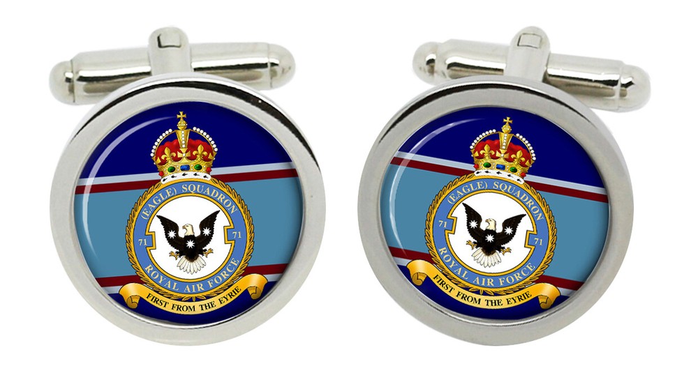 71 (Eagle) Squadron, RAF Cufflinks in Box
