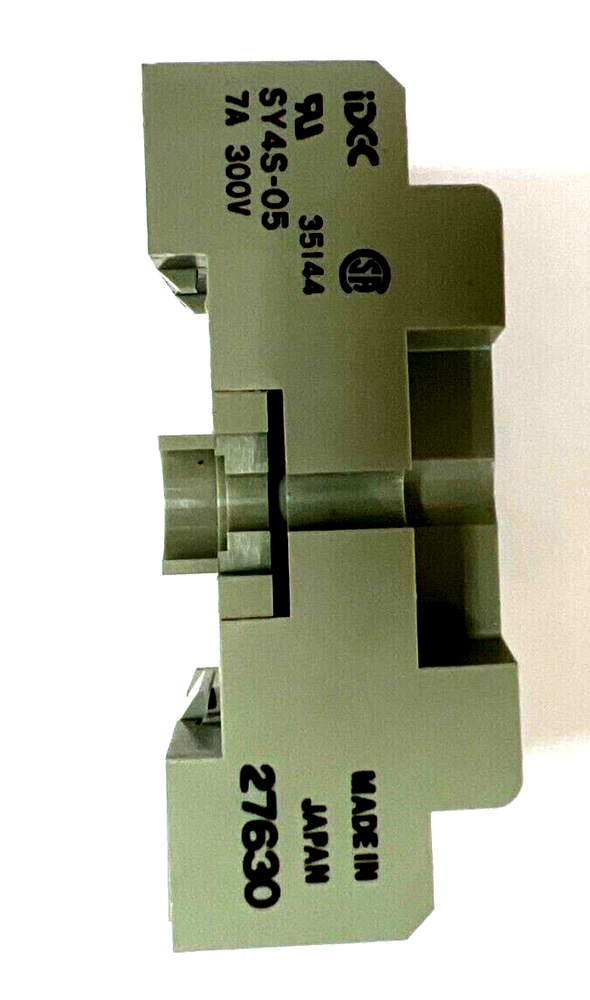 IDEC RELAY SOCKET SY4S-05 7A 300V