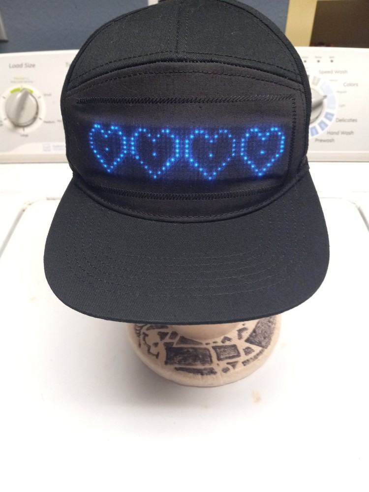 LED Hat Advertising LED Hat Display Bluetooth APP Illuminated Hat