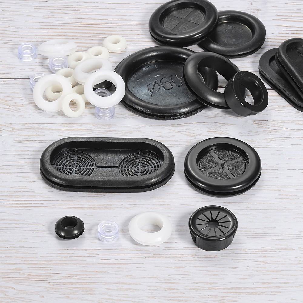Cable Snap Bushing Snap in Cable Hose Bushing Plastic 25mm 20Pcs