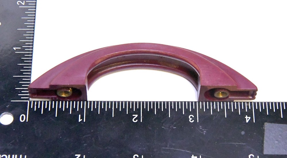 4 BAKELITE ART DECO DRAWER PULLS HANDLES