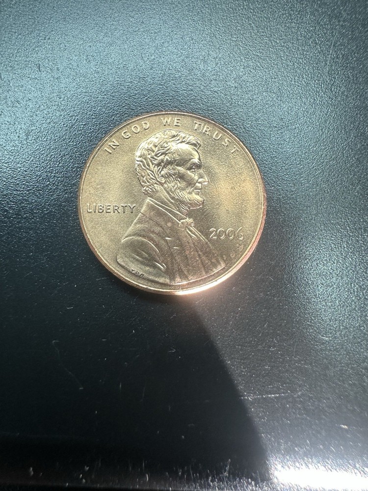 2006 Lincoln Cent Ear /Doubling Date Error A-374