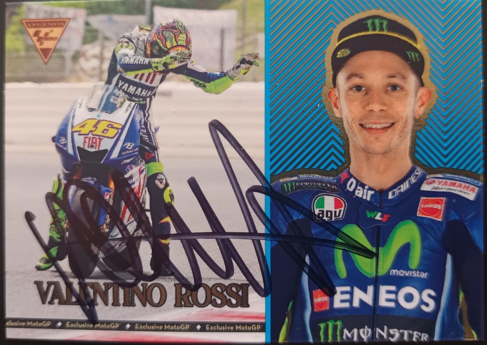Valentino Rossi signed autographed