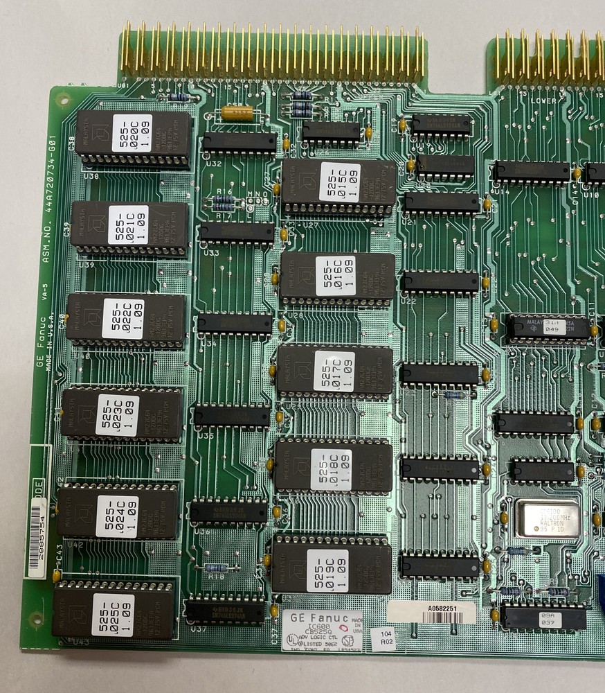 GE FANUC,IC600CB525Q,CONTROL BOARD MODULE REFURBISHED