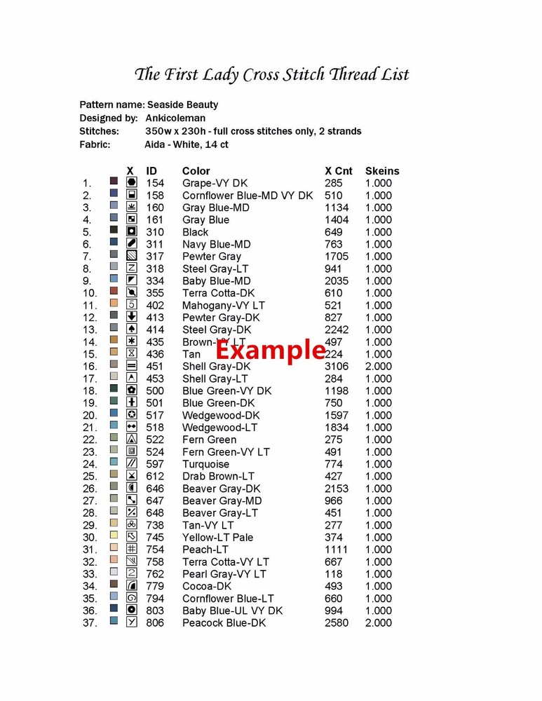 Chart Needlework DIY Counted Cross Stitch Patterns - Roses and Bumblebees II