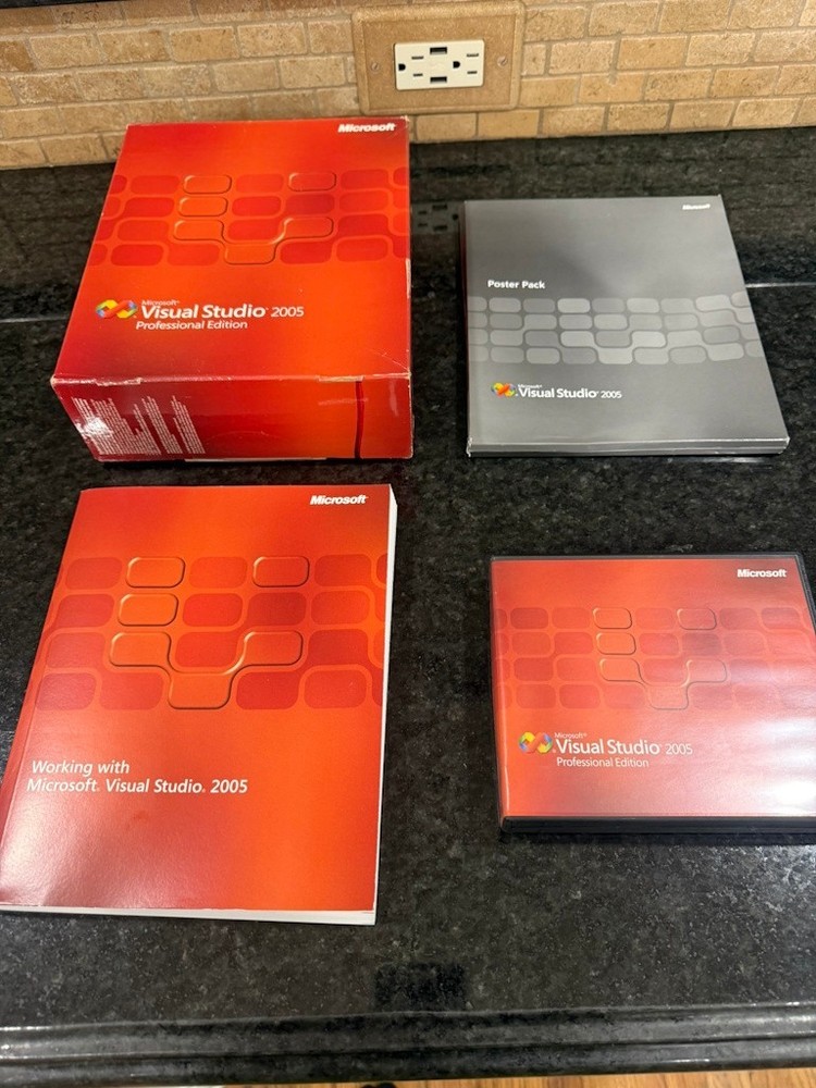 Microsoft Visual Studio 2005 Professional Pro c5e-00001 w/ License keys