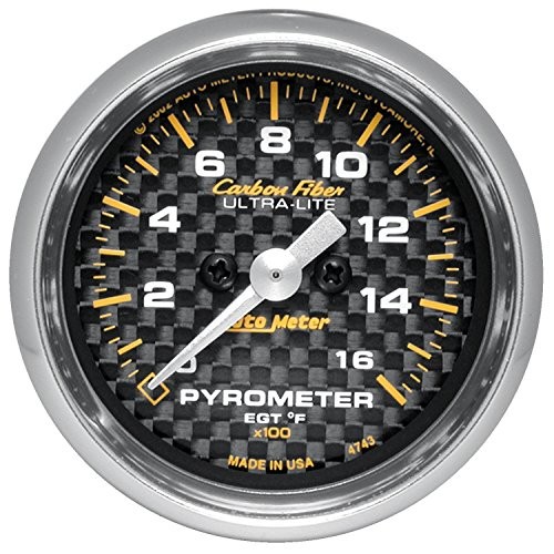 Auto Meter 4744 Carbon Fiber Pyrometer
