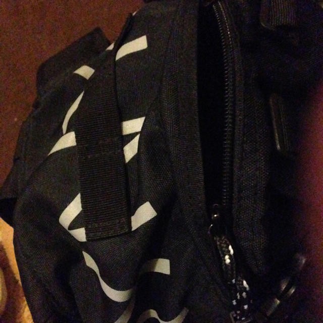 TOMMY Backpack Black Side Print Used From Japan