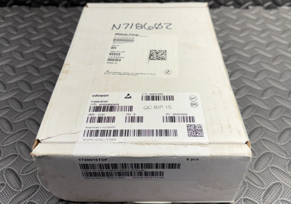 Infineon Technologies T720N16TOF 6-Pack Phase Control Thyristor Module Discs