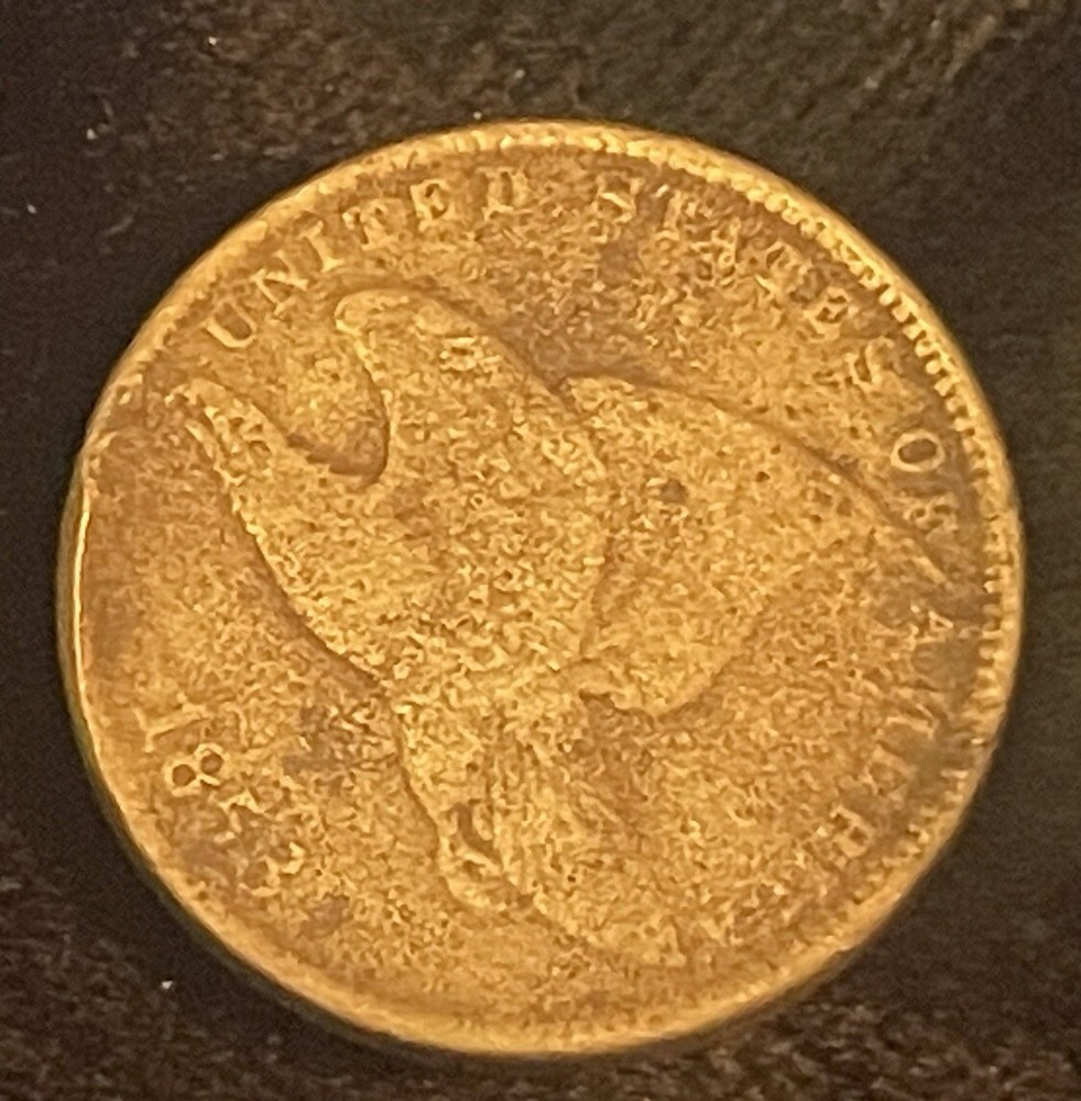 1858 Flying Eagle Cent Penny AS IS