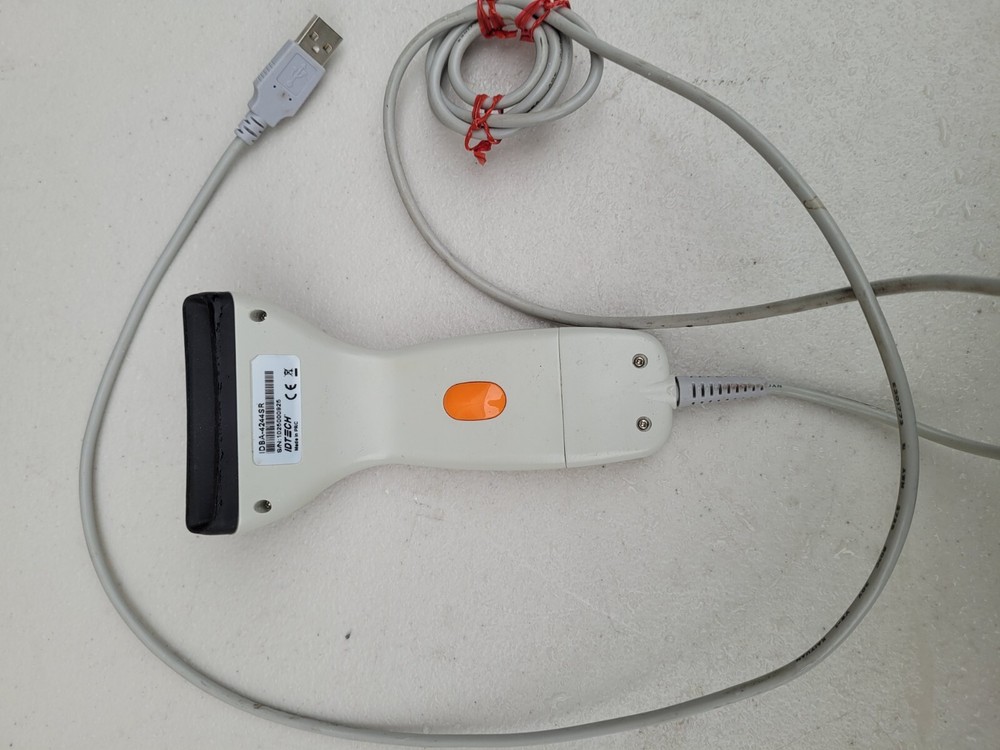 Idtech Point of Sale USB Wired Handheld Barcode Scanner IDBA-4244SR Tested