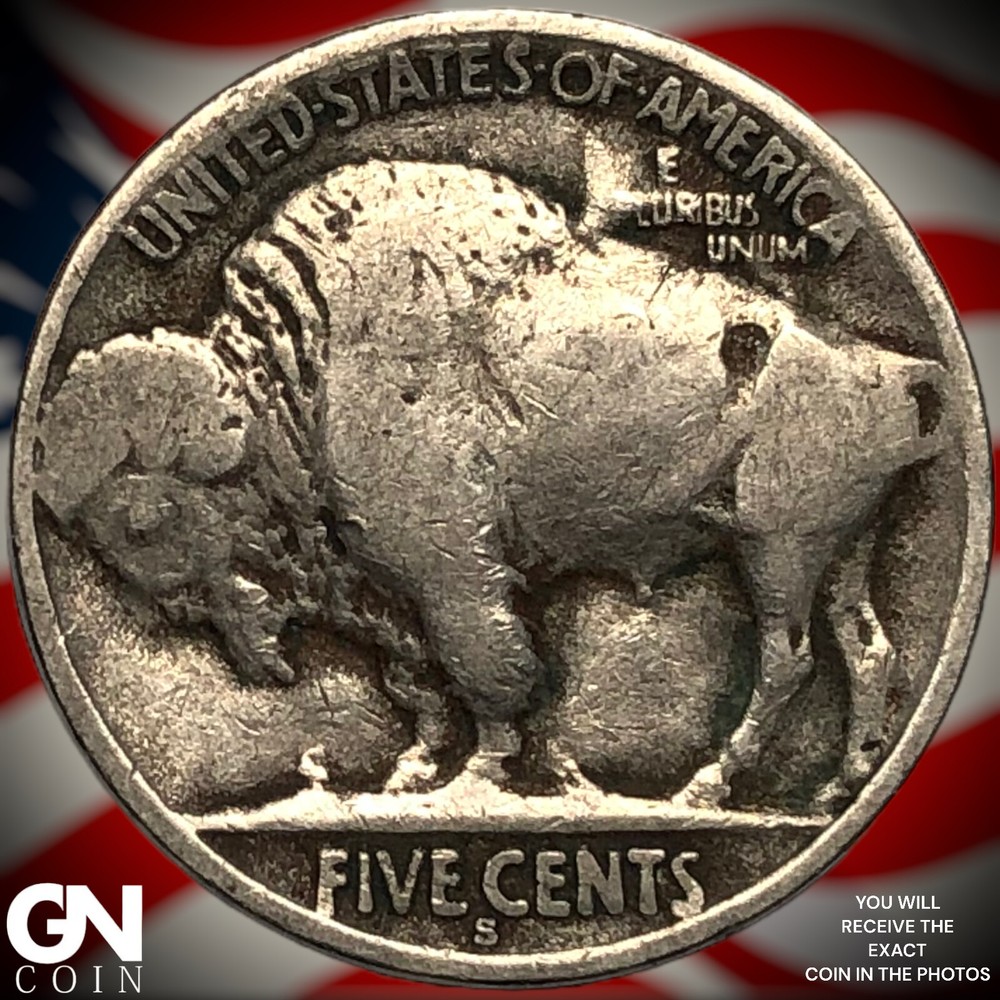 1919 S Buffalo Nickel X0348