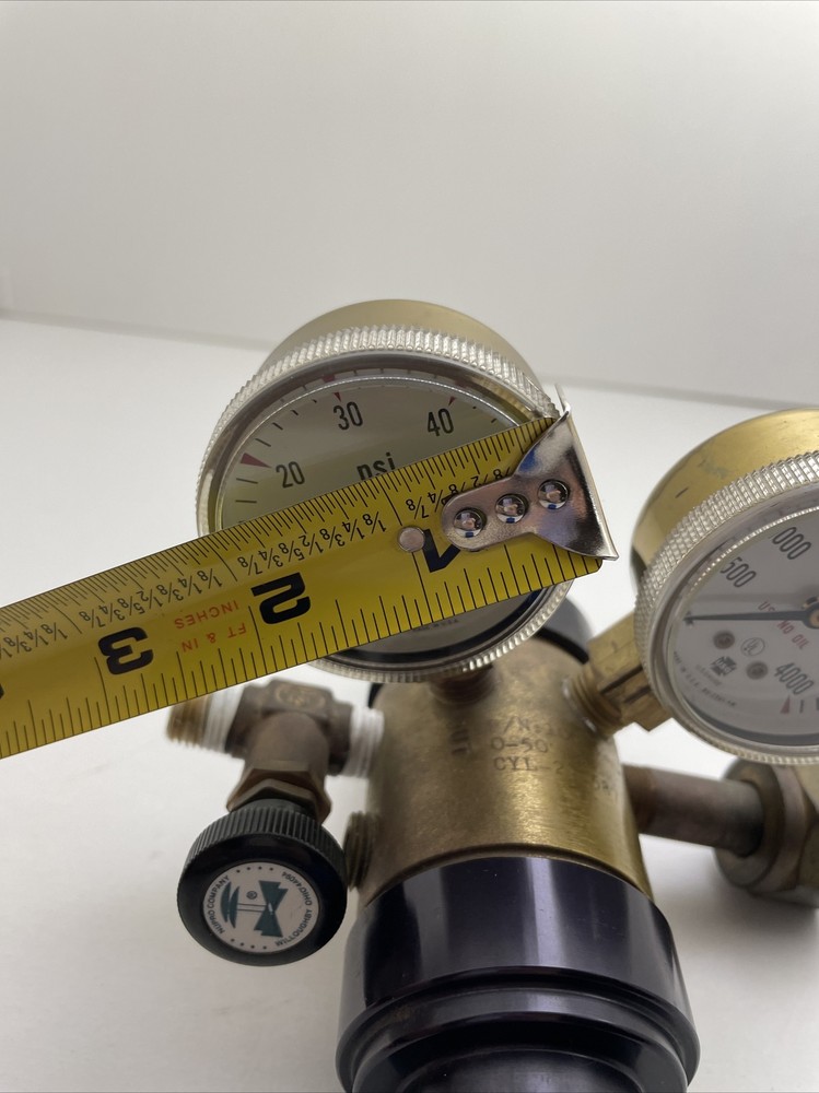 Vintage Oxygen Gauge Steampunk Art Craft Decor
