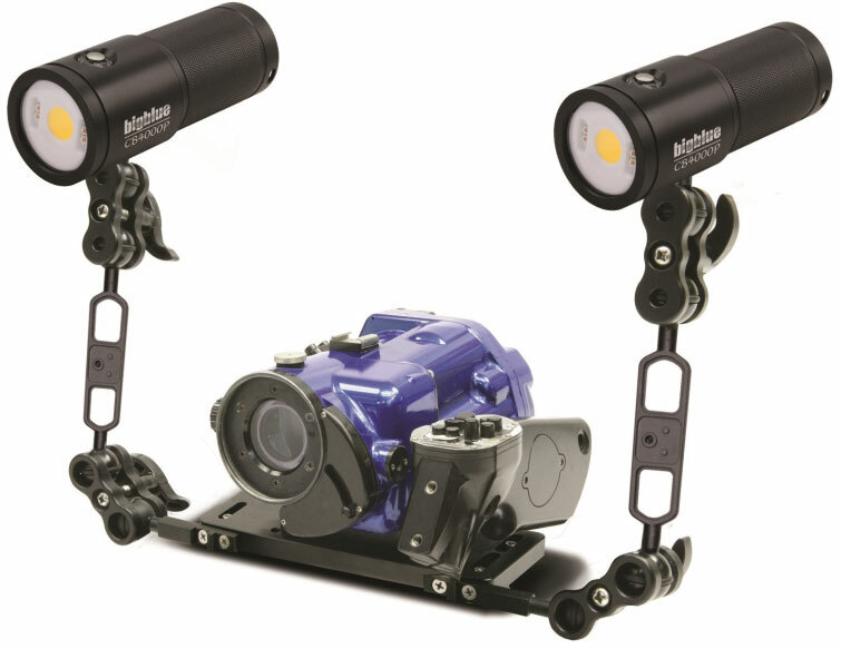BigBlue CB4000PBRC Remote Ready Wide Warm White Video/Dive Light w/Red Mode