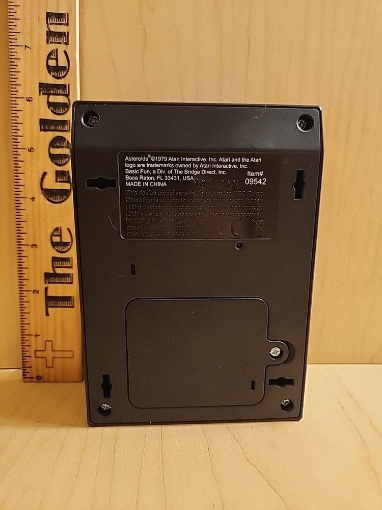 Atari Interactive Asteroids 1979 Mini Arcade Electronic Handheld Game Works