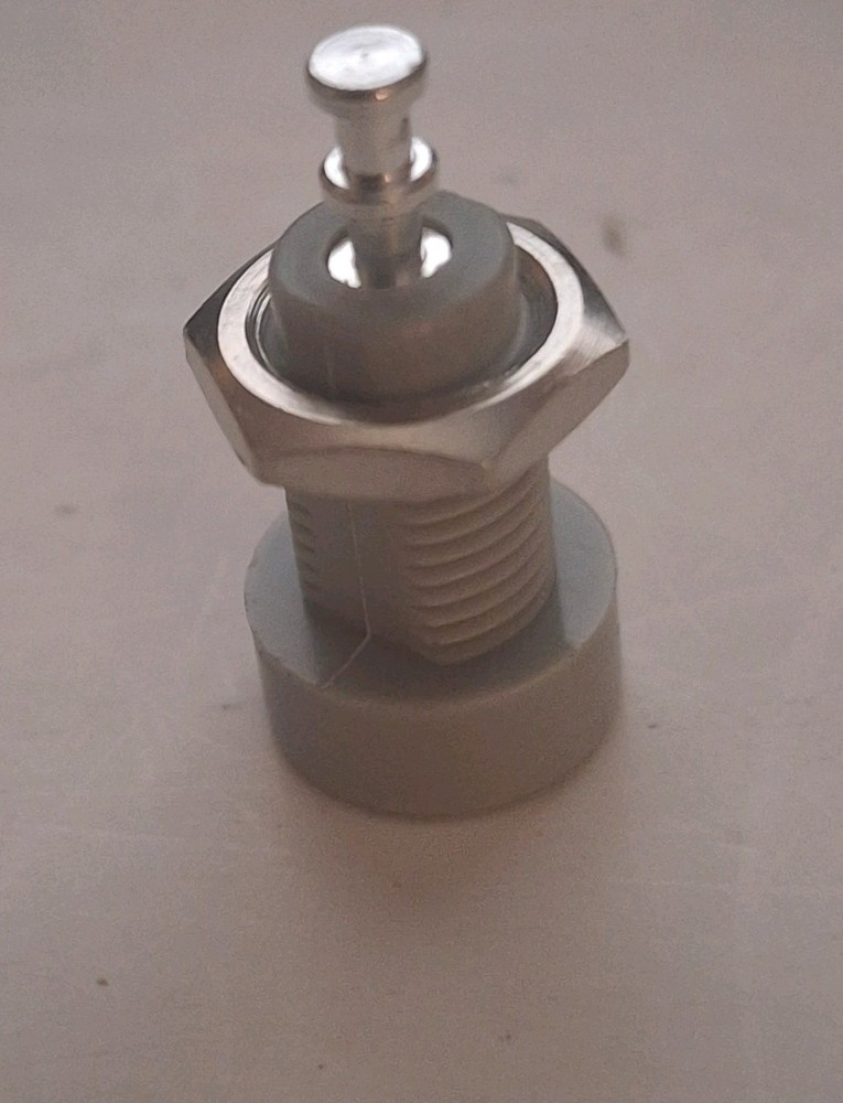 Banana Jack, Panel Mount , GREY, 15A