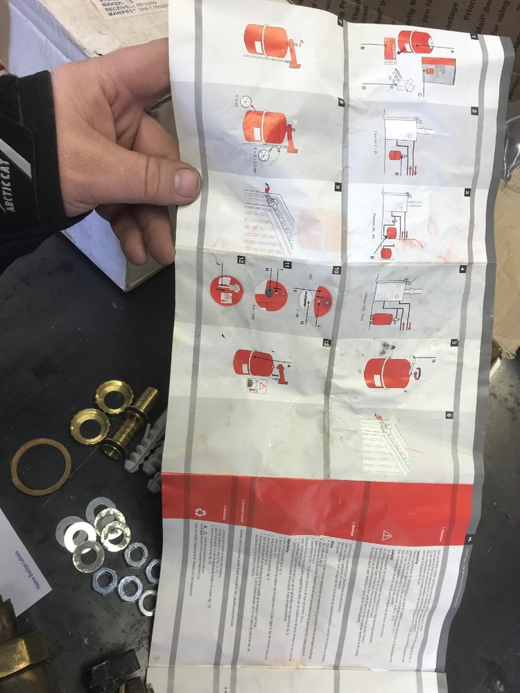 Flexcon Flamco 80-1000L 27293 Connection Unit 1” New Expansion Vessels Safety