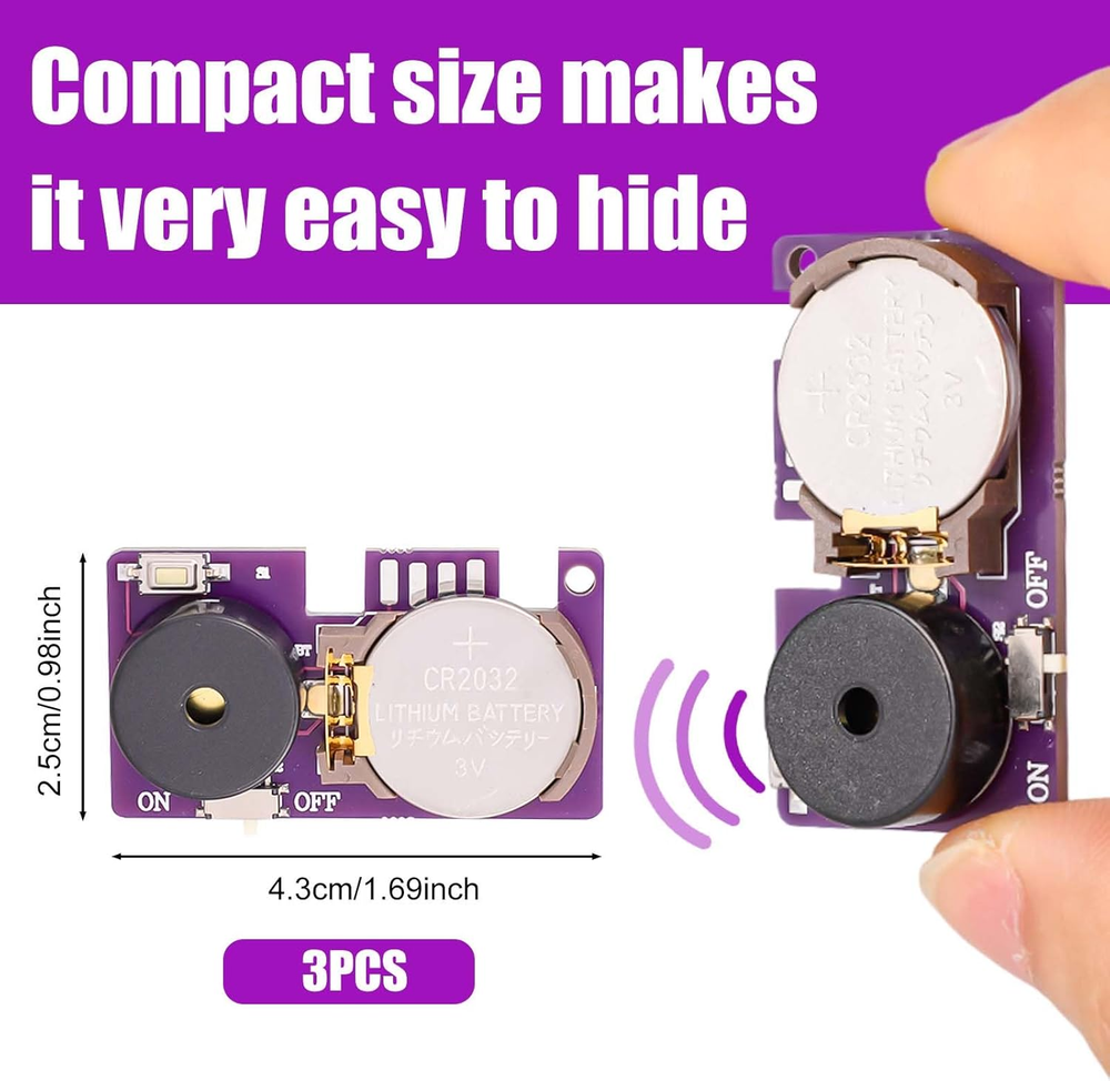 Cricket Noise Maker Prank (3 Pack) Beeping Several Months Hidden Prank...