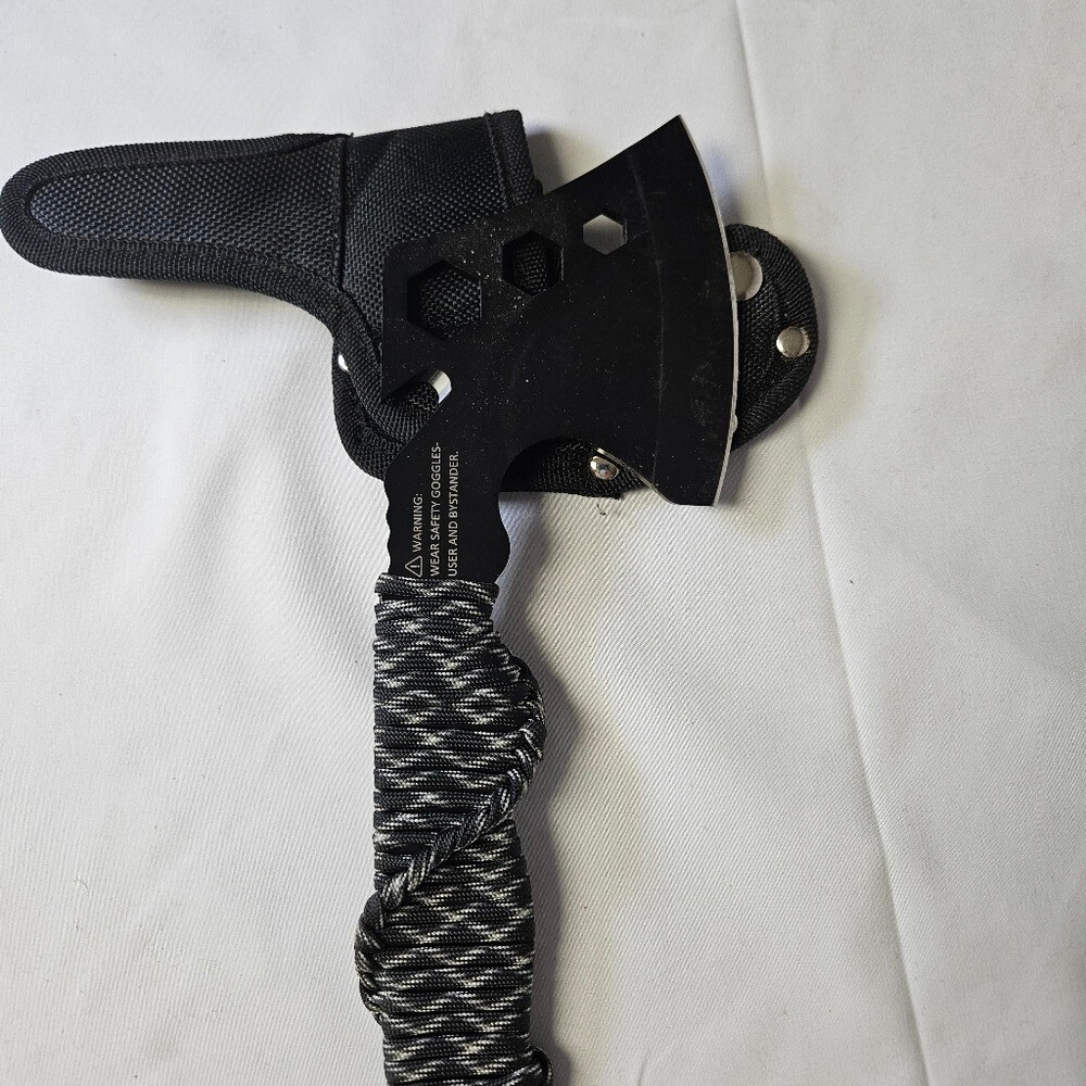 550 Paracord Wrapped Black Axe